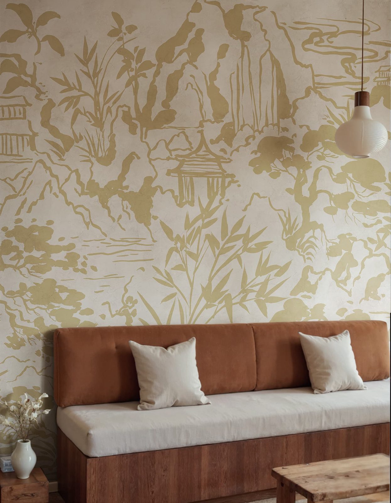 Ink Horizon, Beige, Rebel Walls 2