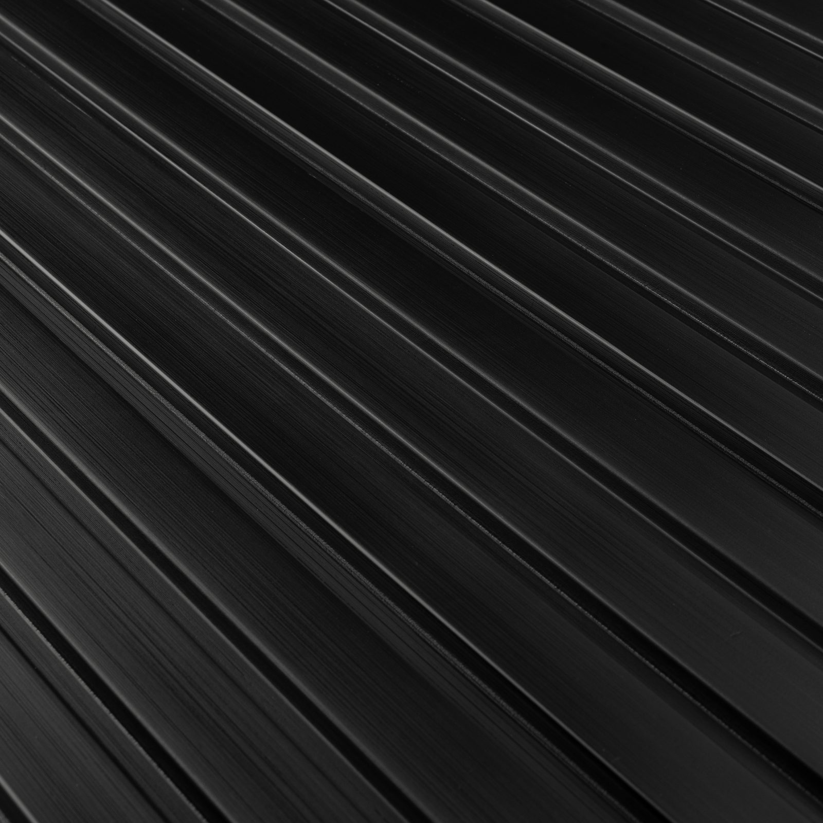 Riflaj decorativ 3D Olmo, Negru, 270x12.2cm, Lamelio 3