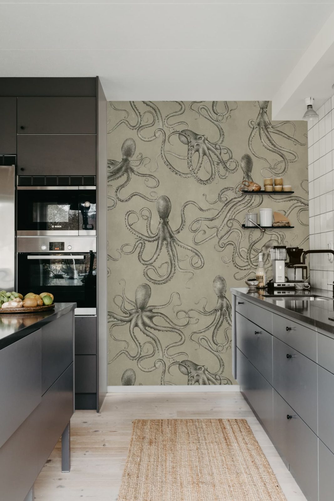 Octopus, Beige, Rebel Walls 3