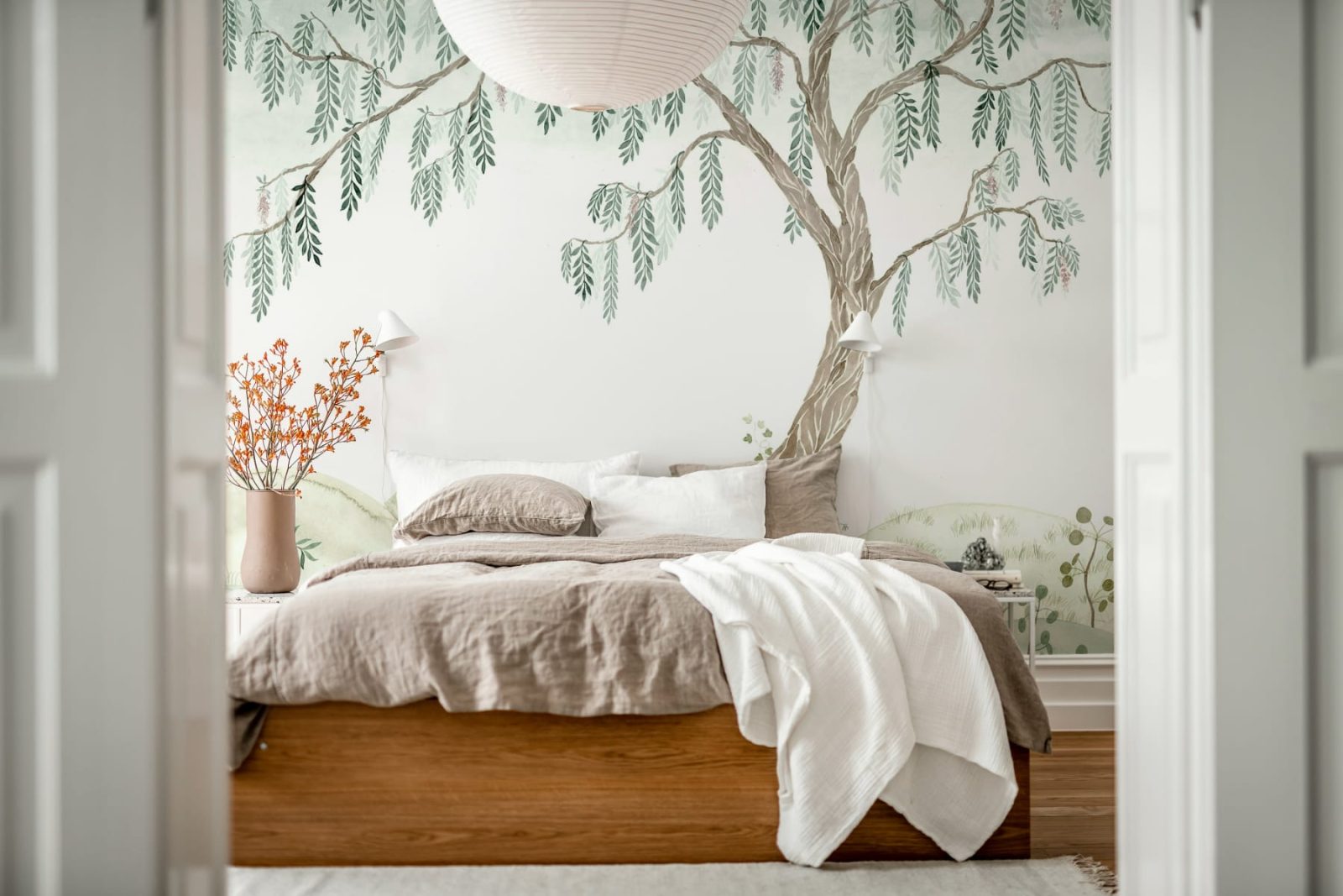 Dreamy Tree, Light Green, Rebel Walls 2