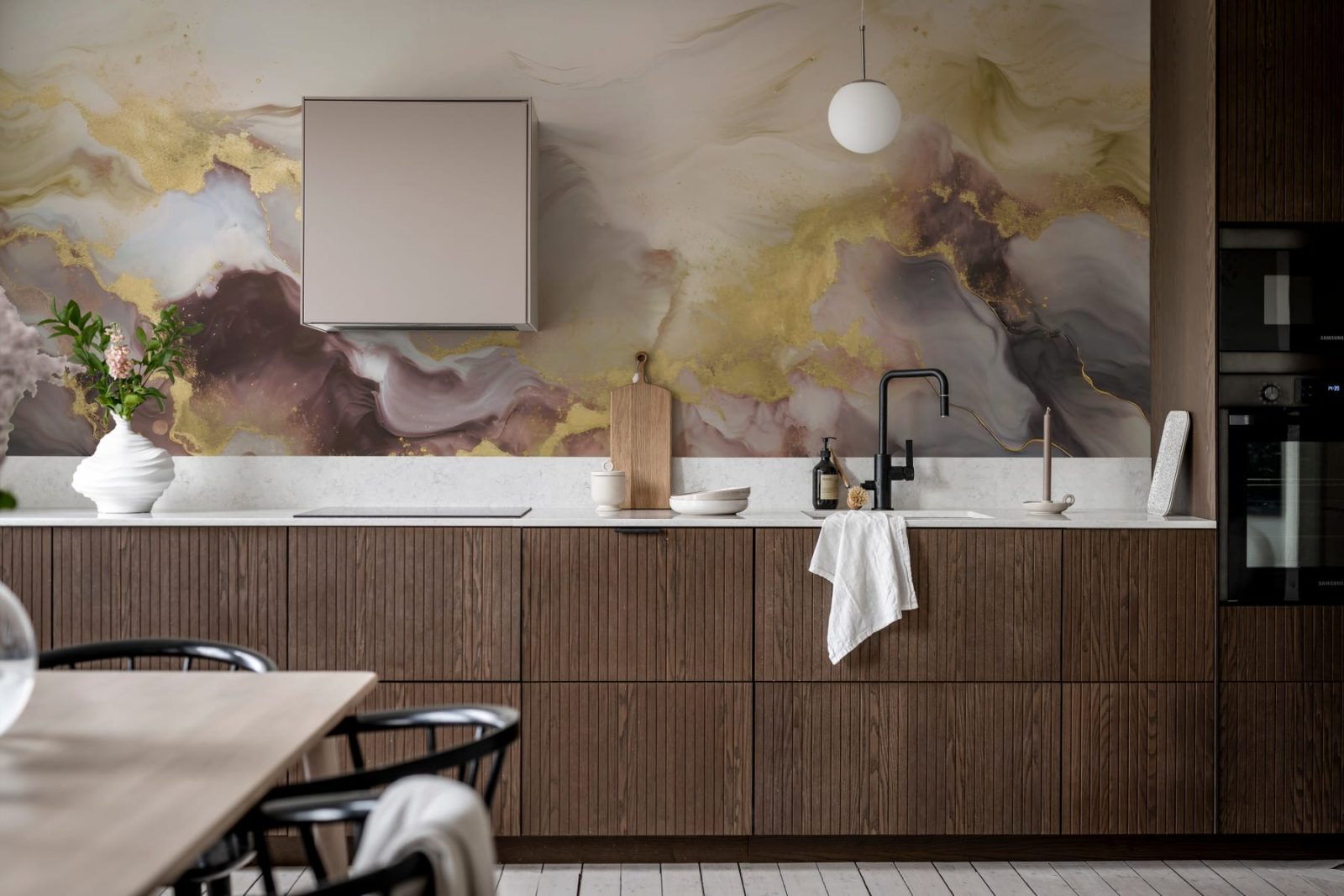 Gold Stream, Lilac, Rebel Walls 3