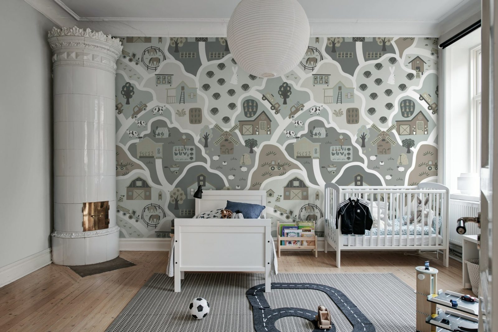Happy Landscape, Gray, Rebel Walls 3