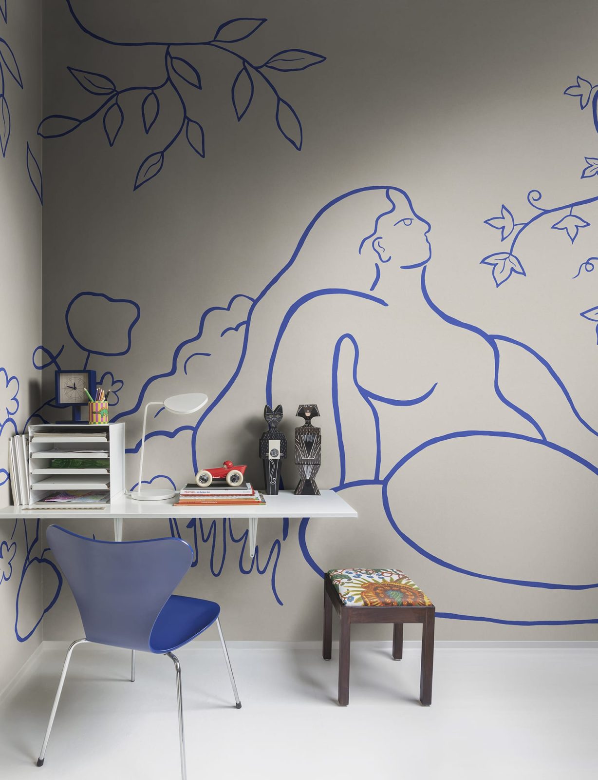 Lush Lines, Light Blue, Rebel Walls 3