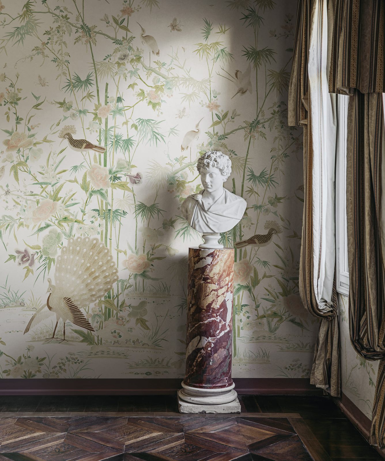 Chinoiserie Garden, Light Green, Sandberg 3