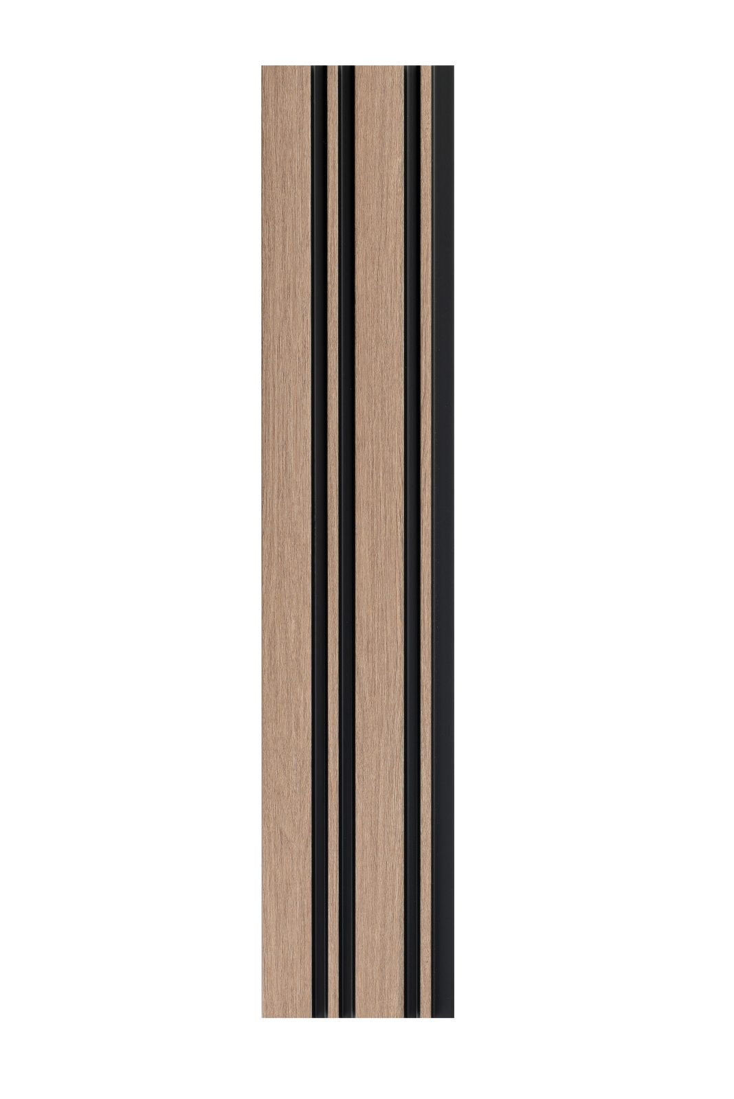 Profil stânga pentru riflaj decorativ 3D Milo, Oak Sonoma, 270x4.2cm, Lamelio