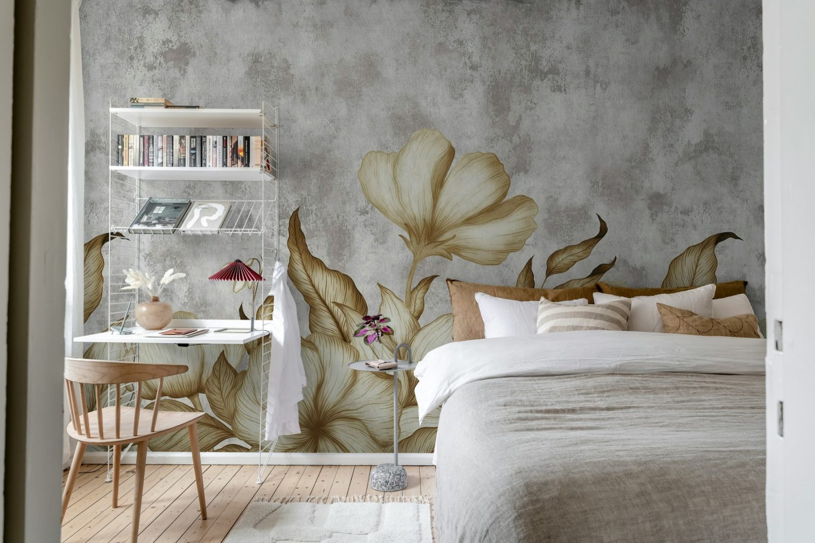 Floral Fantasy, Gray, Rebel Walls 2