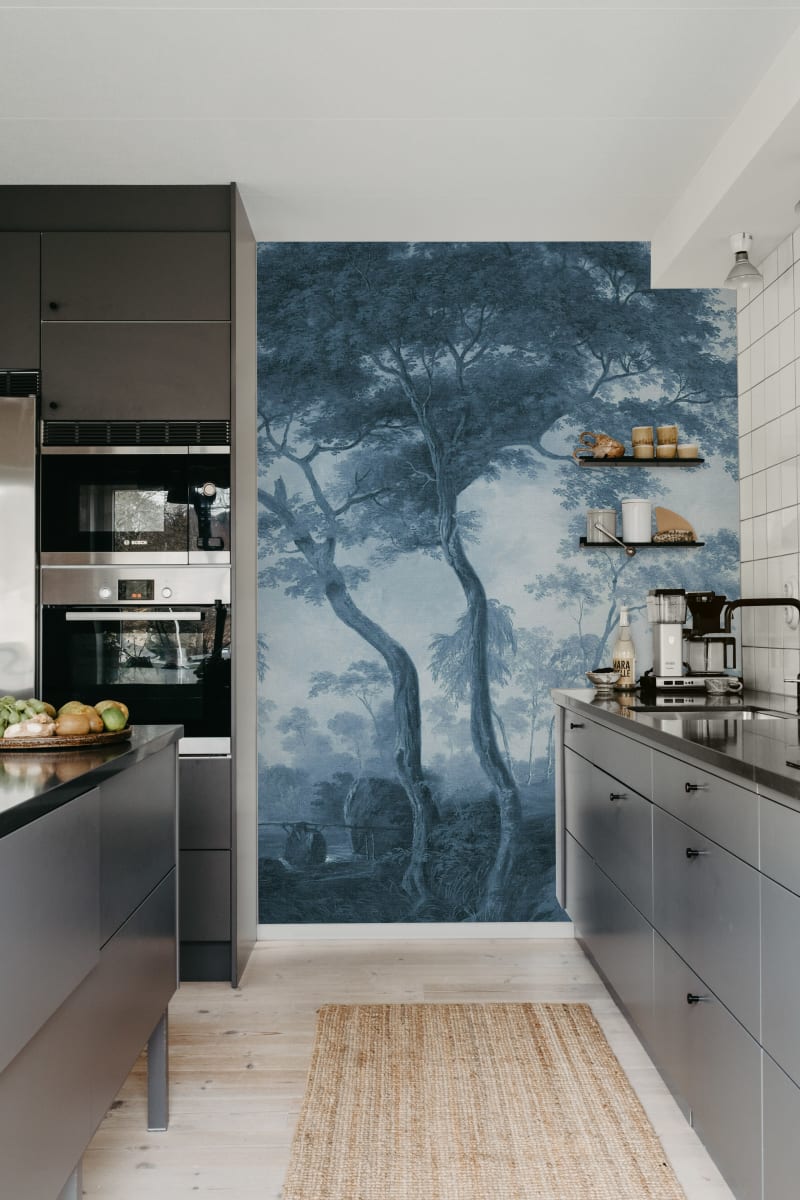 The Green Forest, Vintage Blue, Rebel Walls 3