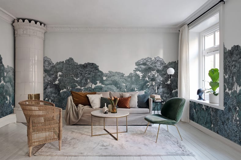 Bellewood, Teal, Rebel Walls 2