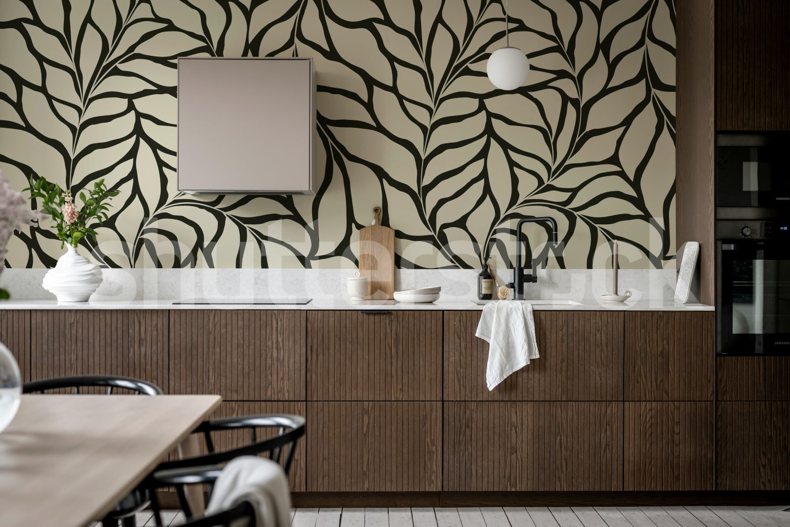 Midnight Vines, Black, Rebel Walls 3
