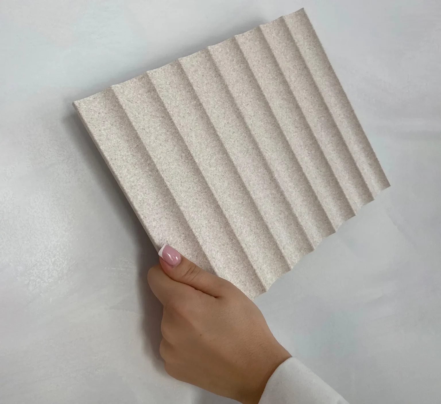 Riflaj decorativ Gresso, Ivory Cream, 270x25cm, Lamelio 5