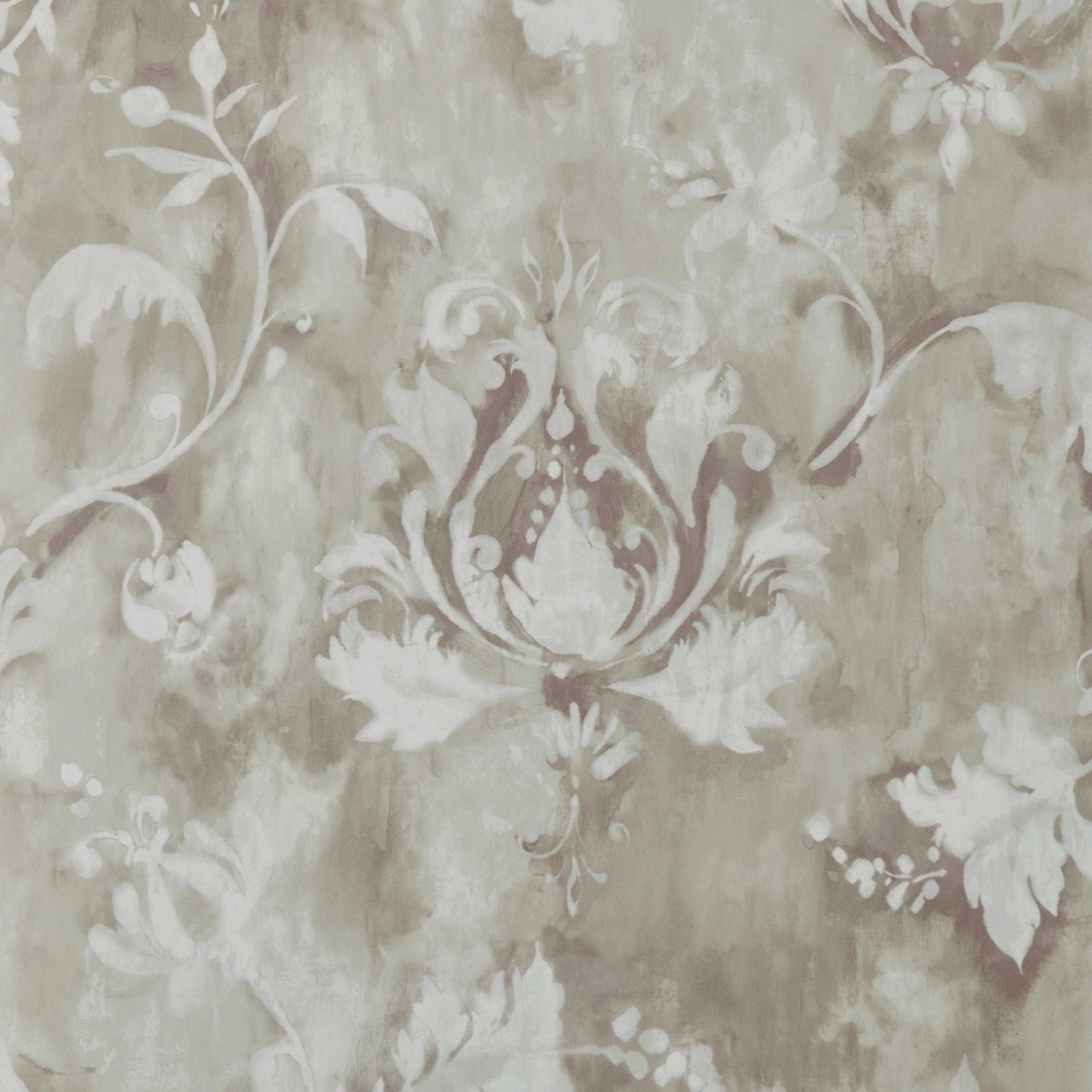 Ornamenta, Sand Neutral Luxury Damask, 1838 Wallcoverings, 5.3mp / rola