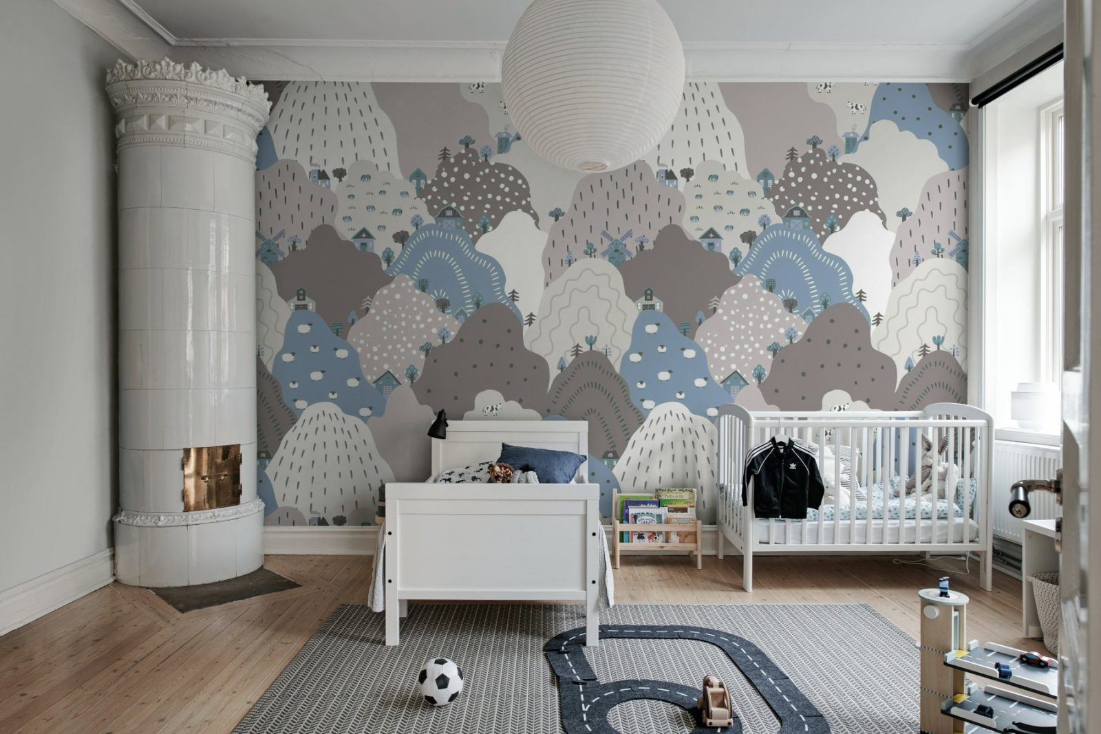 Happy Hillside, Gray, Rebel Walls 2