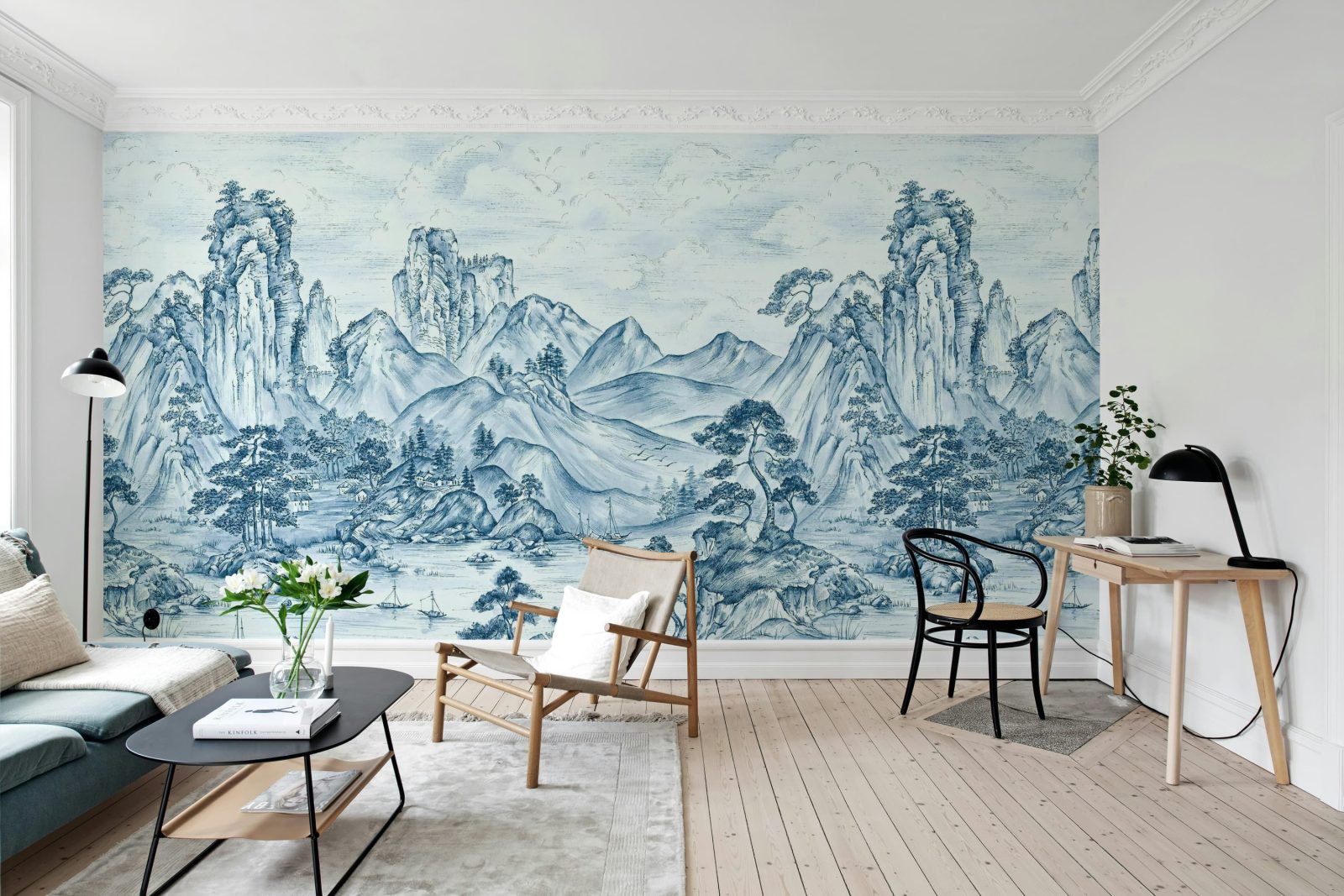 Timeless Pines, Blue, Rebel Walls 2