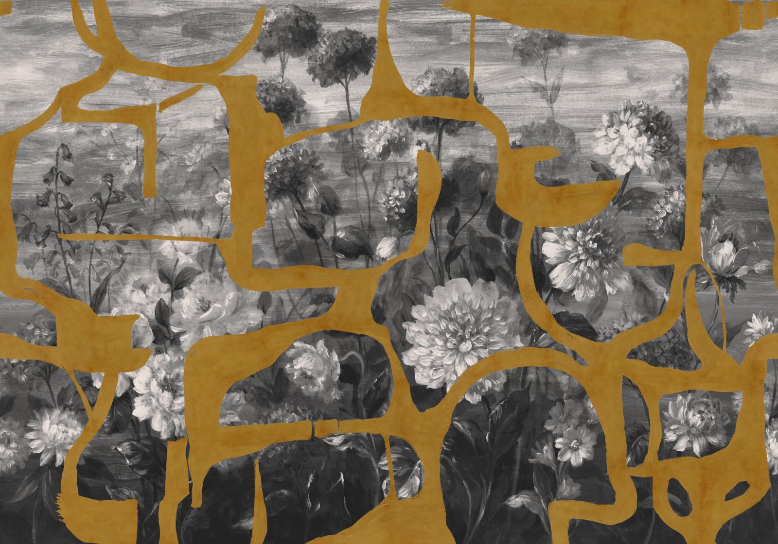 Prehistoric Flowers, Ocher, TresTintas
