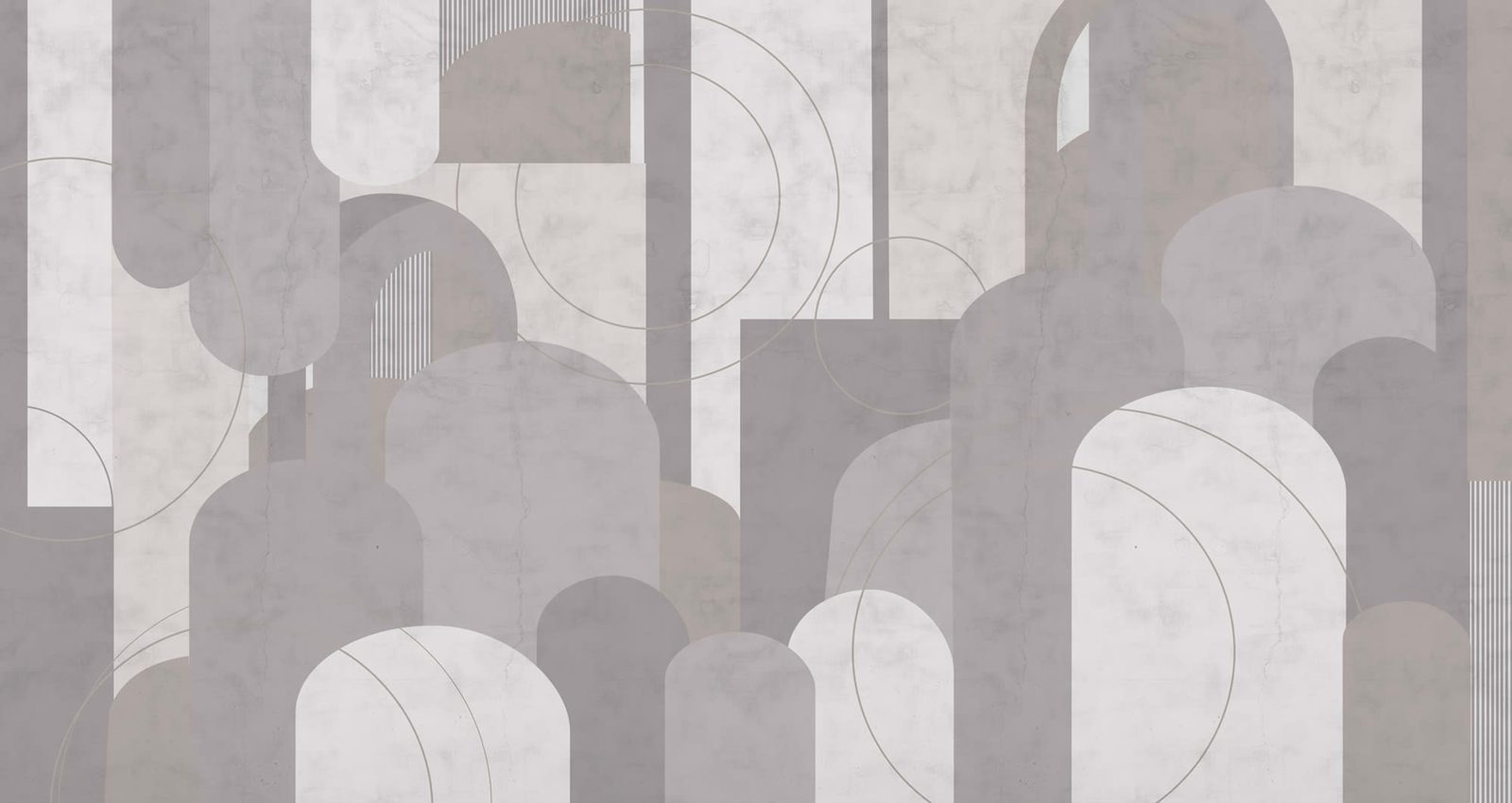 Lovely Arches, Gray, Rebel Walls