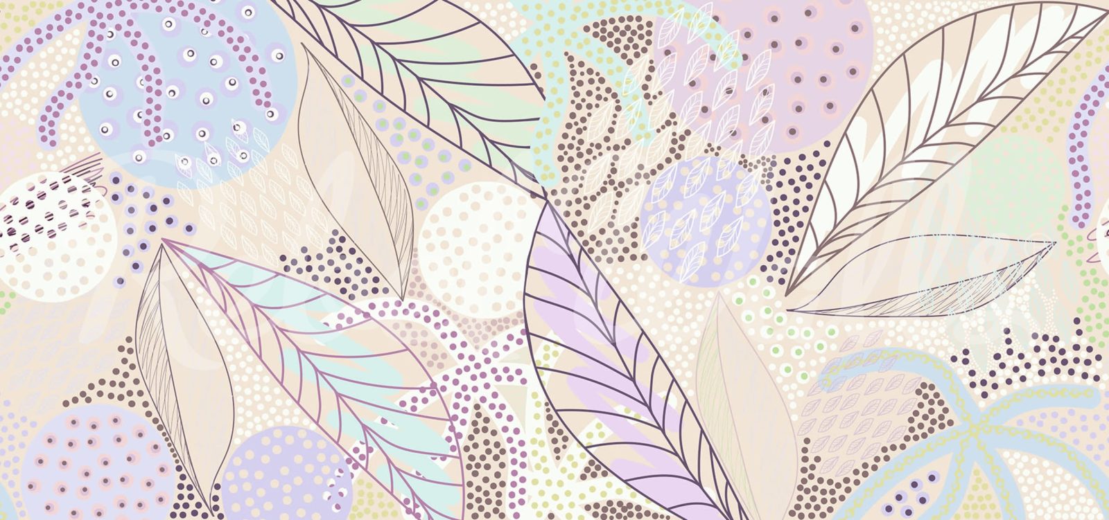 Artsy Leafs, Lilac, Rebel Walls