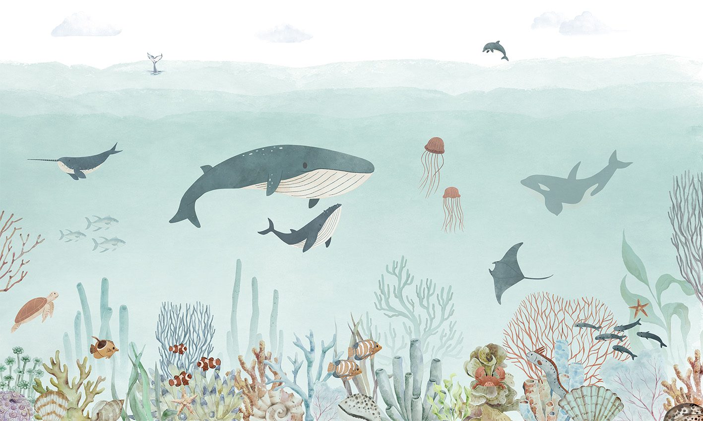 Sensational Sea - Blue, Oliver Robins