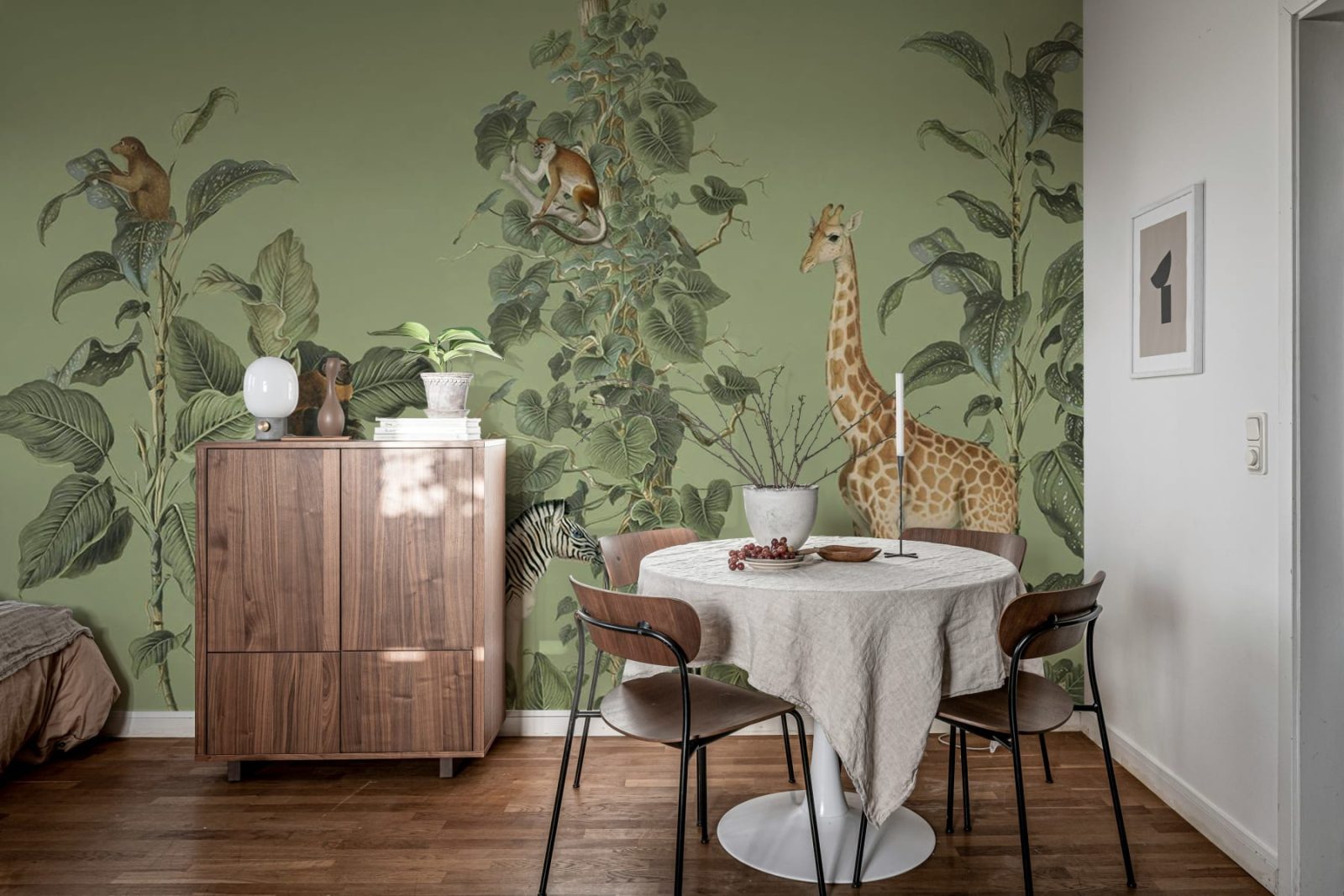 Wildlife Stroll, Green, Rebel Walls 2