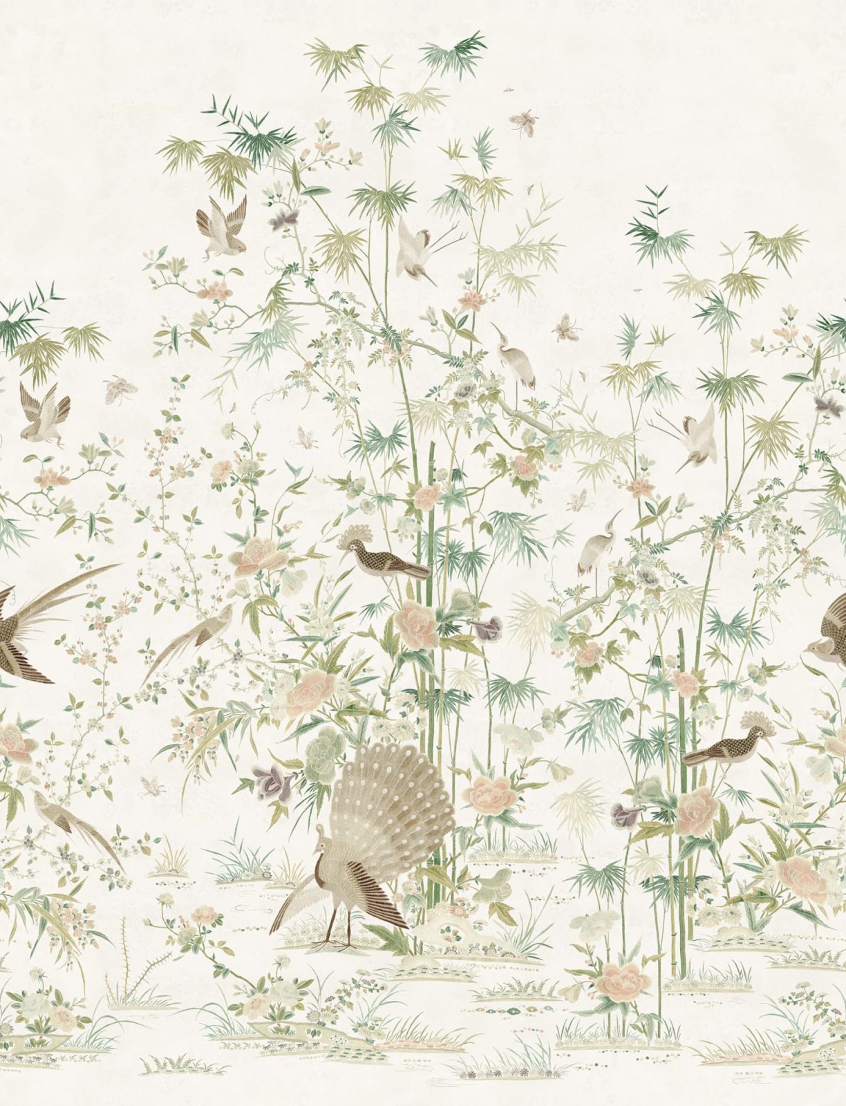 Chinoiserie Garden, Light Green, Sandberg
