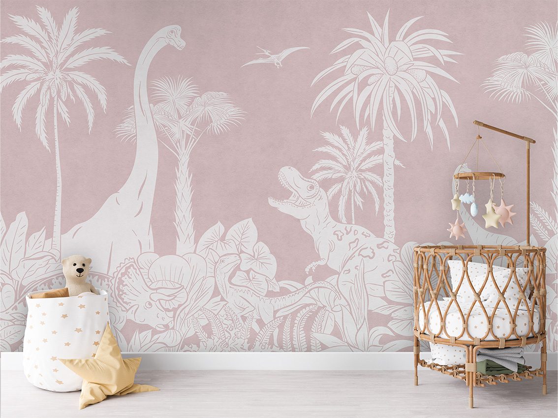 Monochrome Dino - Pink, Kikki Belle 2
