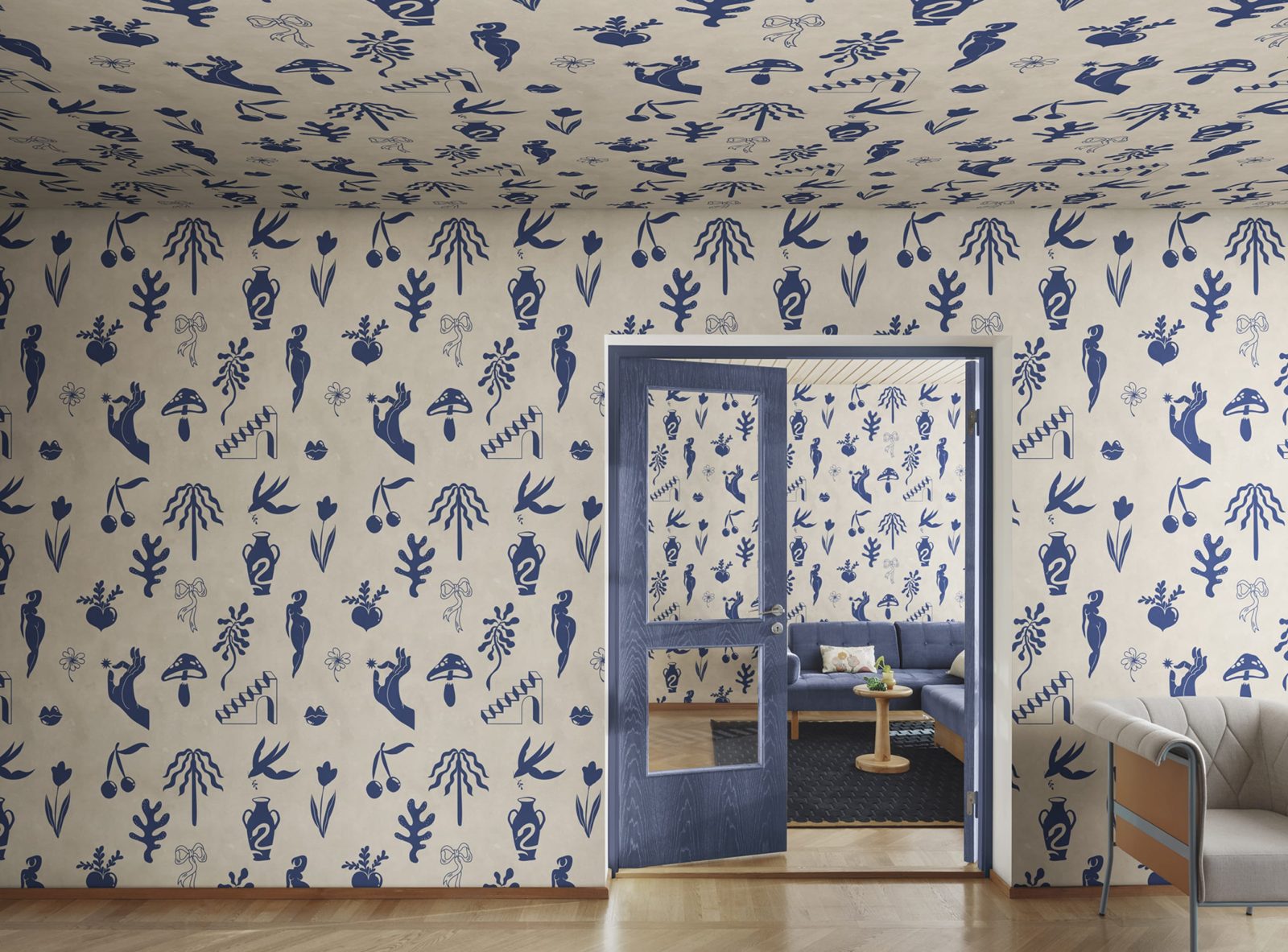 Symbolic Tales, Blue, Rebel Walls 3