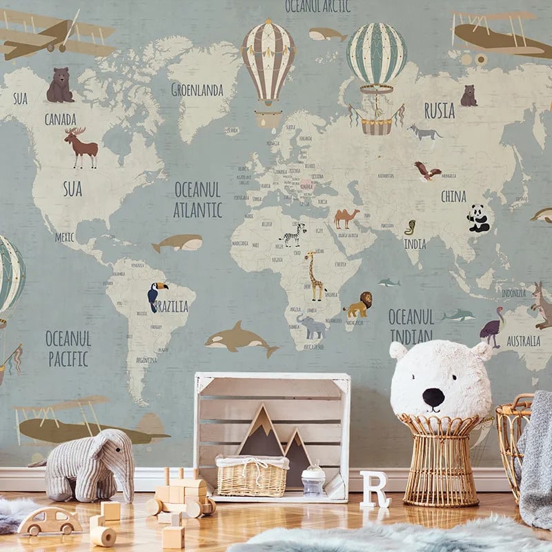 Vintage Travel Map, VLAdiLA 2