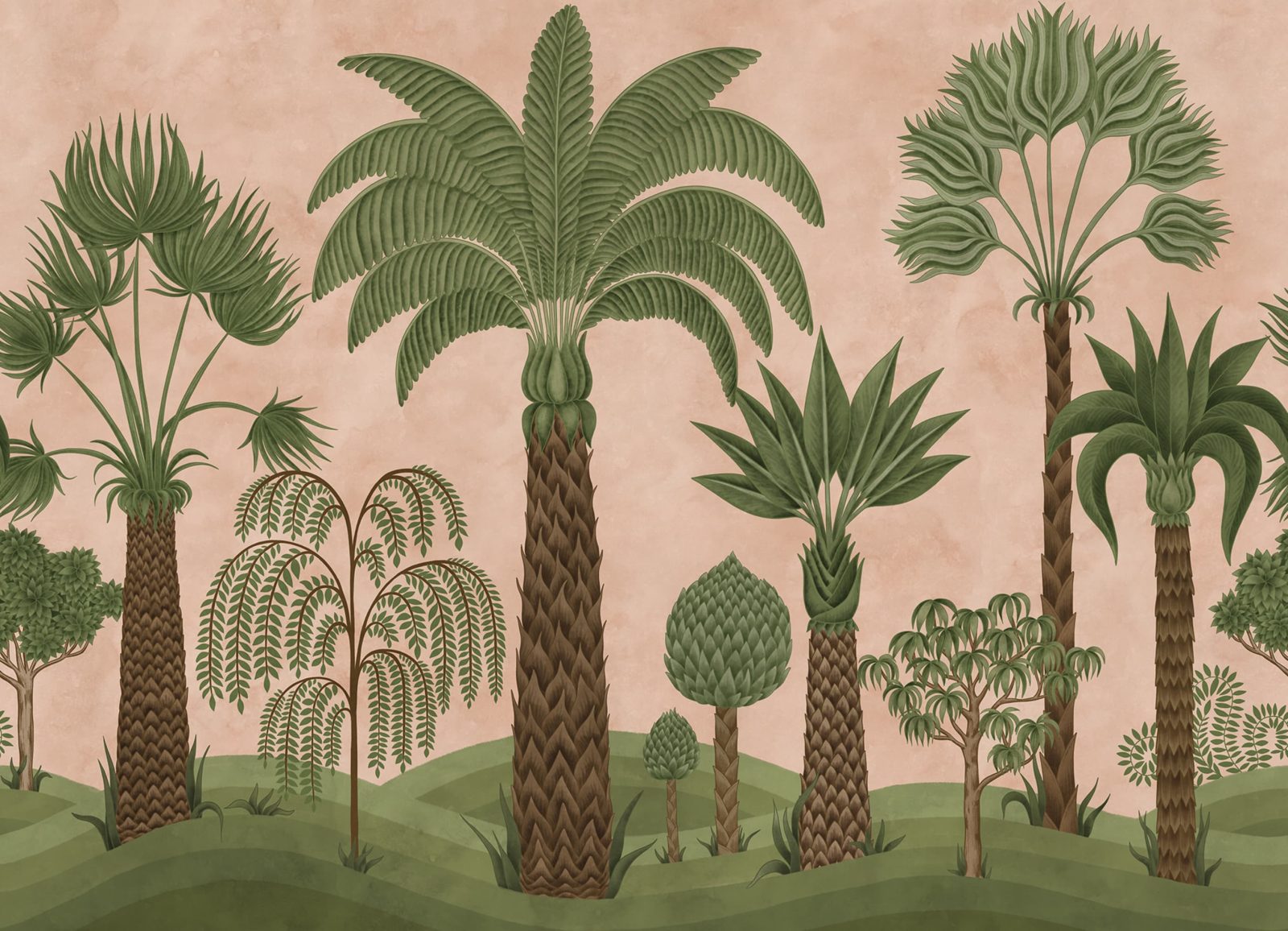 Botanical Bliss, Peach, Rebel Walls