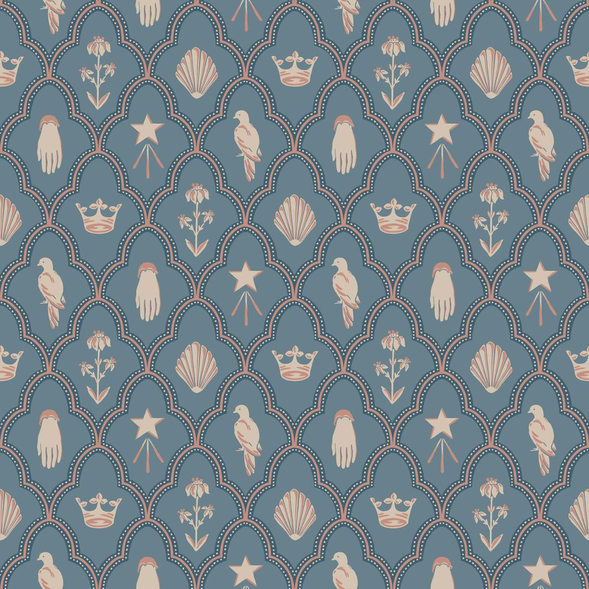 Turtledove Barn Indigo Blue, Sandberg, 5.3mp / rola