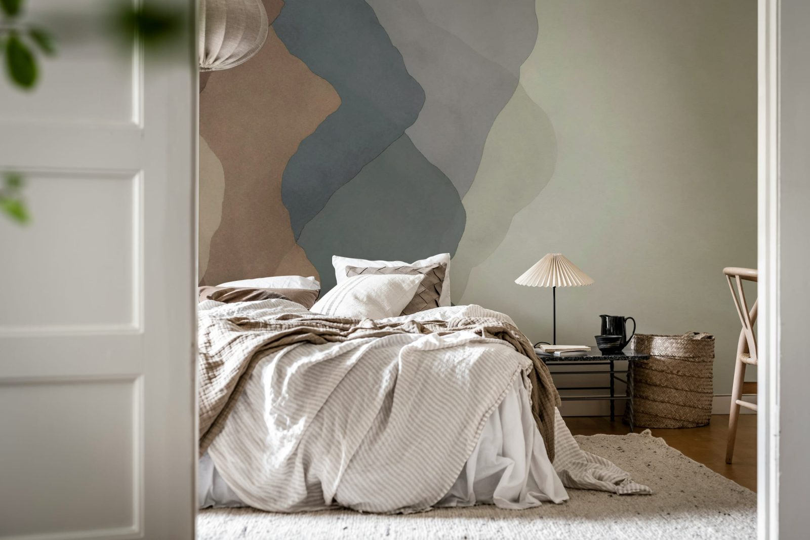 Watercolor Vertical, Blue, Rebel Walls 2