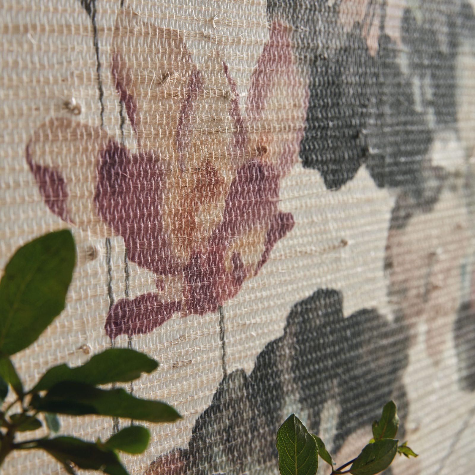 Water Lilies, Fibre naturale (Grasscloth), 1838 Wallcoverings, 5.1mp / rola