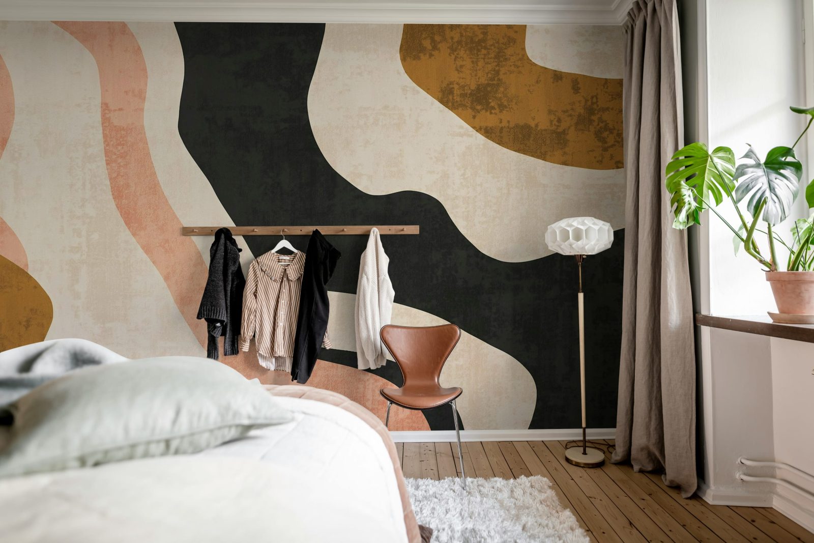 Abstract Flow, Beige, Rebel Walls 3