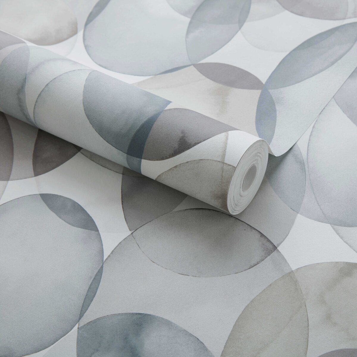 Honesty, Pebble Grey Luxury Geometric, 1838 Wallcoverings, 5.3mp / rola 3