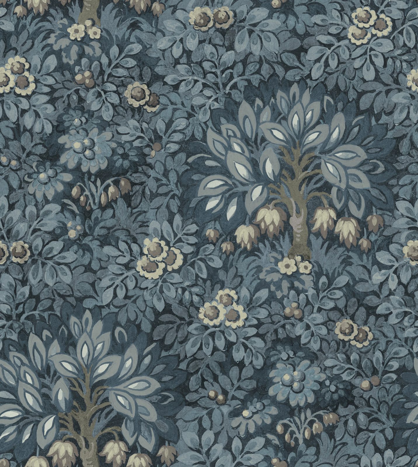Flower Tree, Blue, Rebel Walls