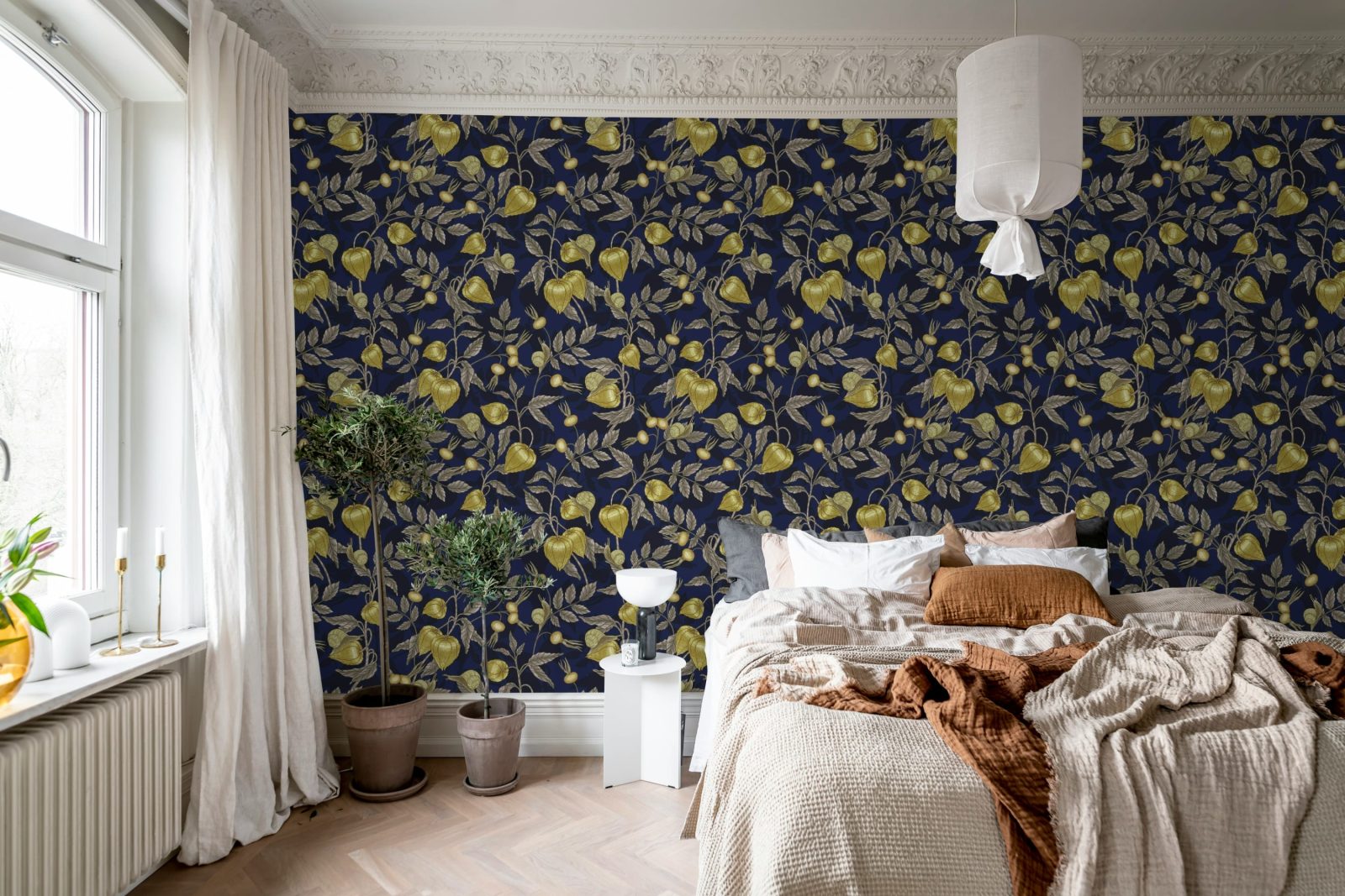 Rose Hip Garden, Blue, Rebel Walls 3