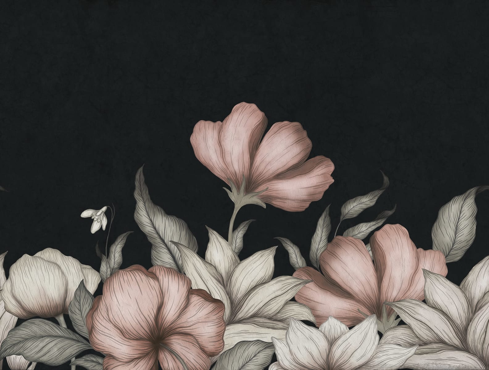 Floral Fantasy, Pink, Rebel Walls