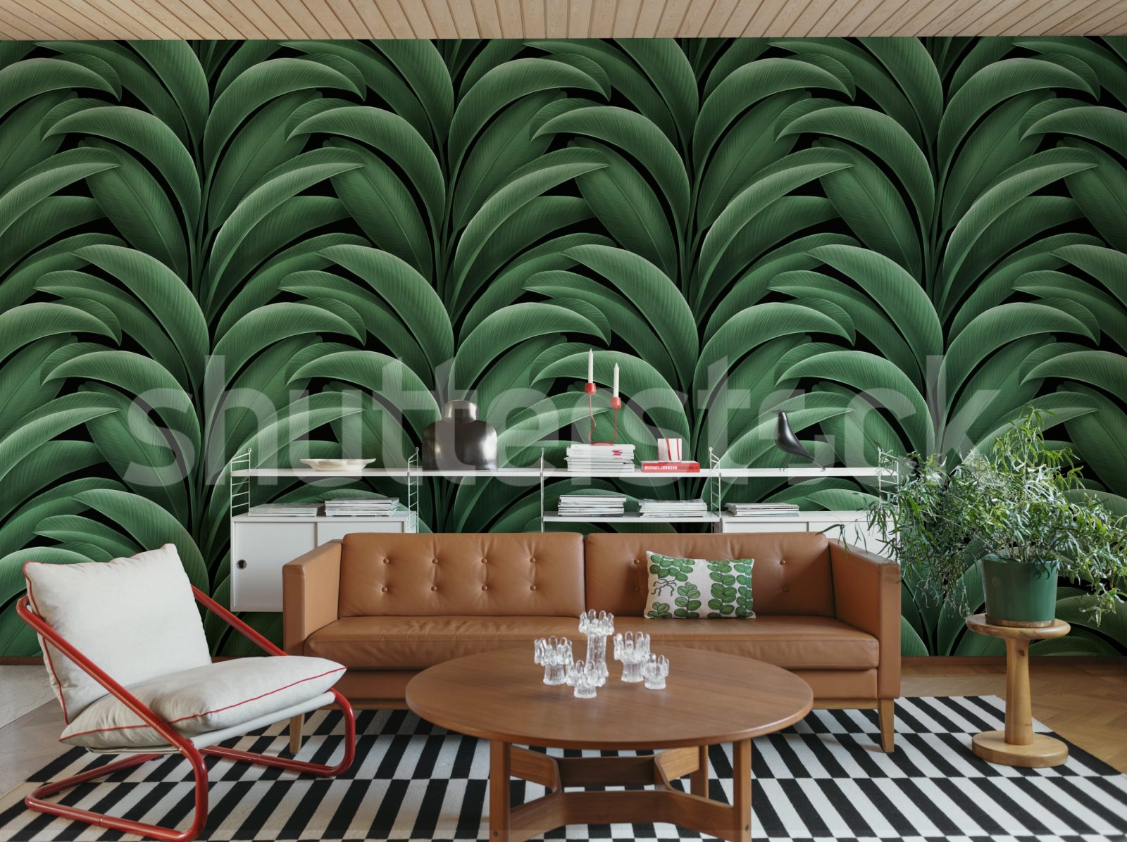 Grand Leaves, Green, Rebel Walls 2