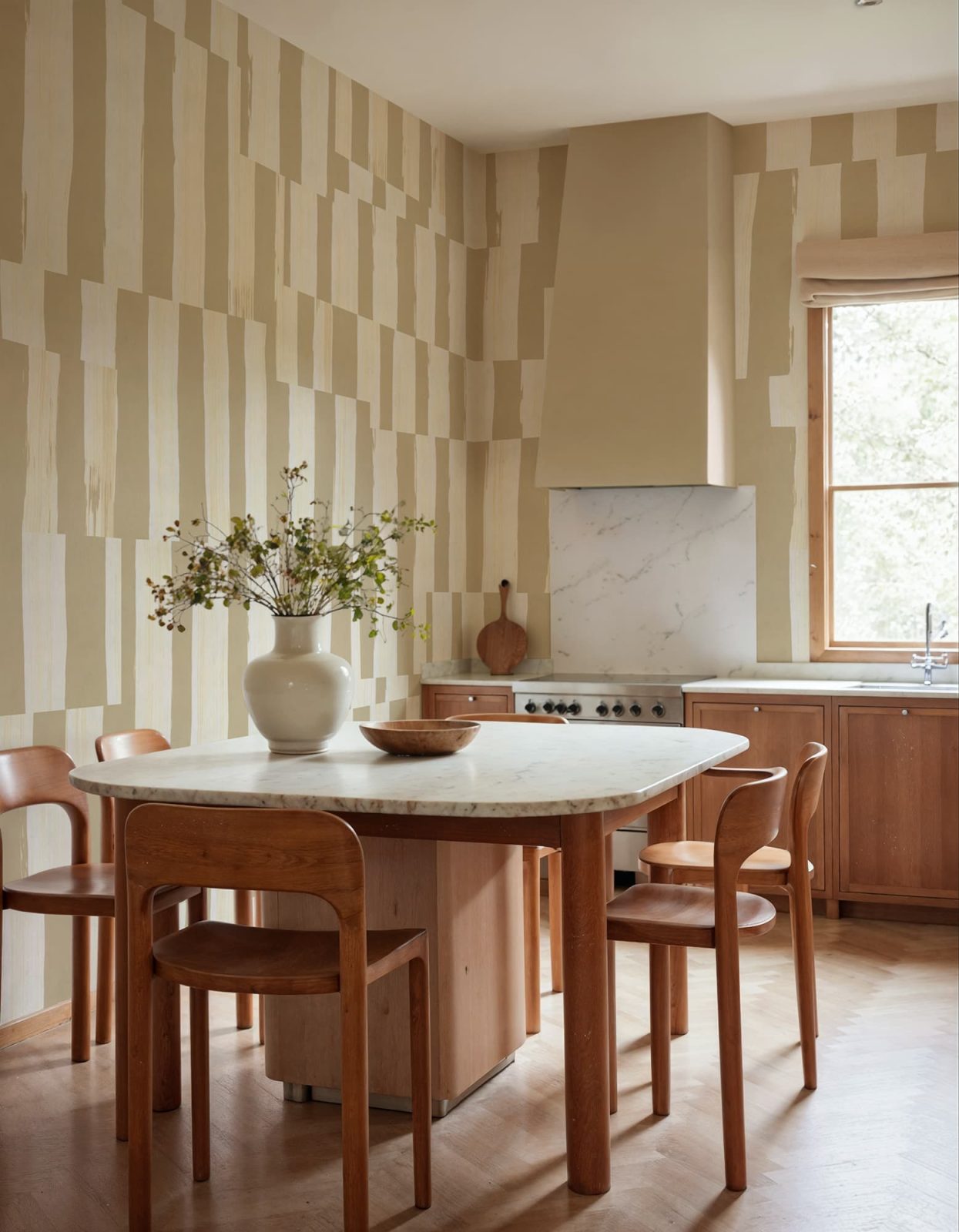 Broken Stripes, Beige, Rebel Walls 3