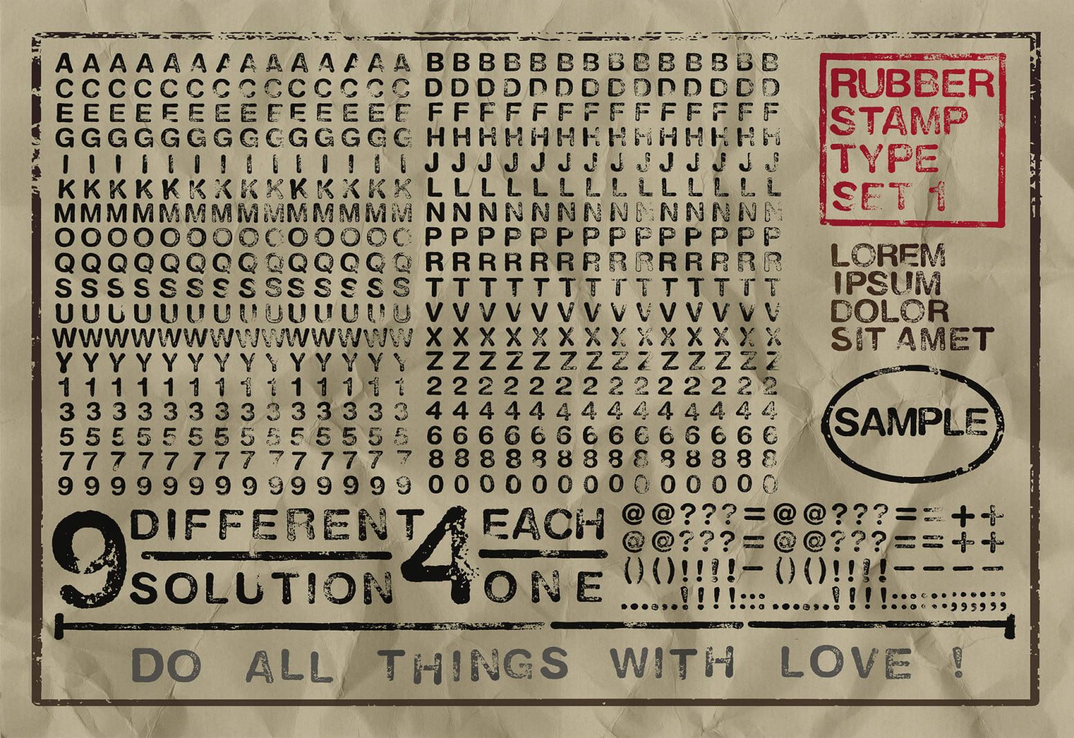 Rubber Stamp, wide, Rebel Walls