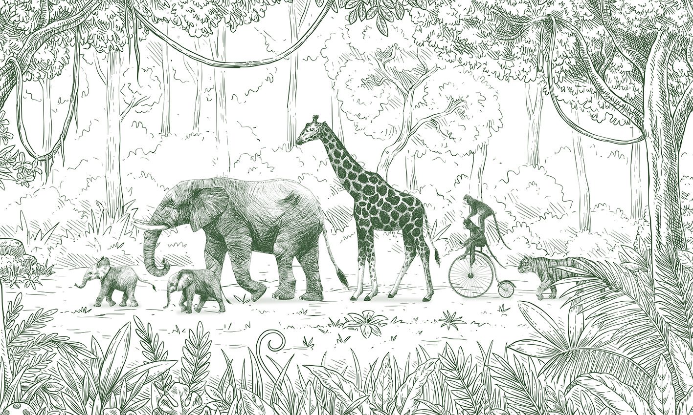 Animal Parade - Green, Kikki Belle