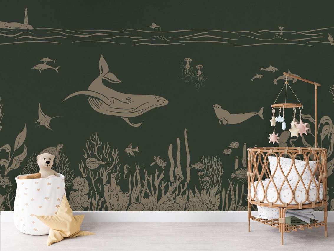Monochrome Sea - Green Vintage, Kikki Belle 2