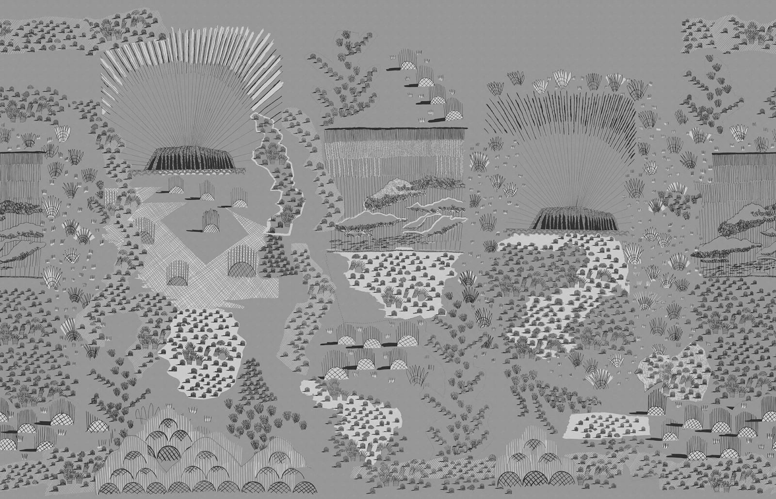 Ayers Rock, Graphite, Rebel Walls