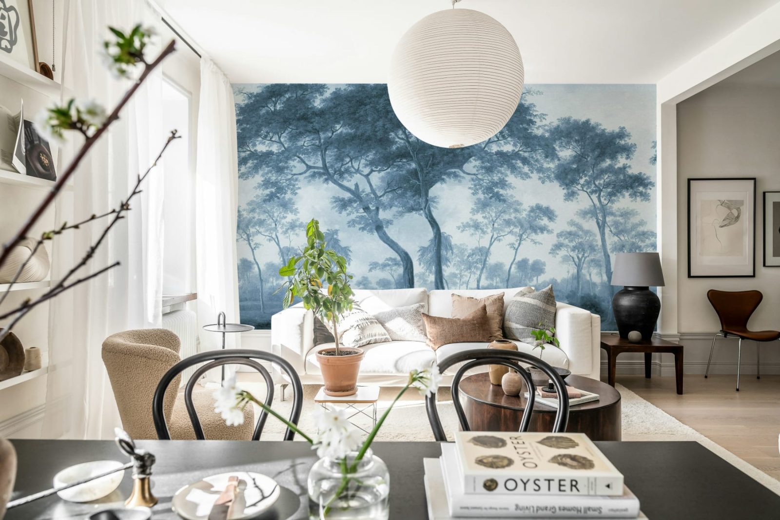 The Green Forest, Vintage Blue, Rebel Walls 2