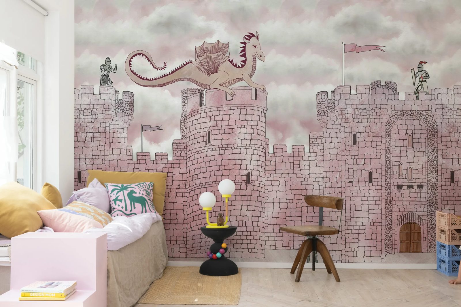 Dragon Castle, Pink, Rebel Walls 2