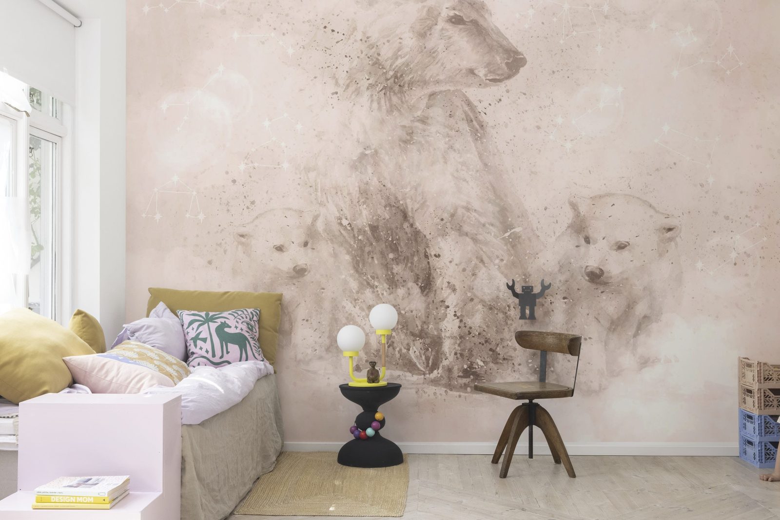 Polar Bear, Soft Pink, Rebel Walls 2