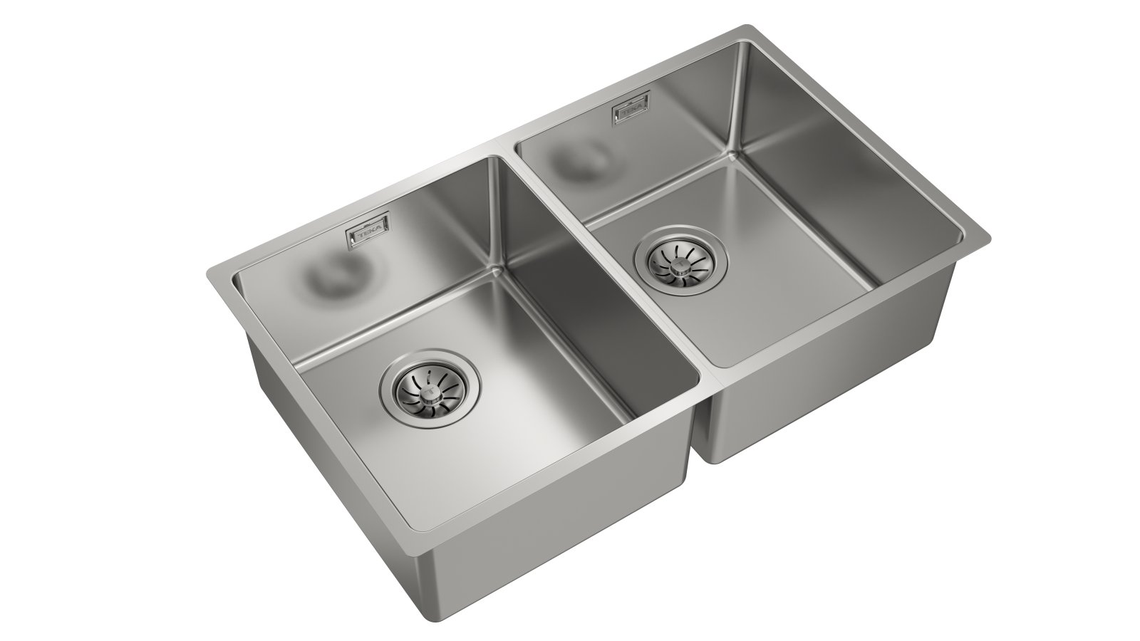 Chiuvetă "PureLine” din inox, 2 cuve, instalare Undermount - Teka Be Linea RS15 2B 740 4