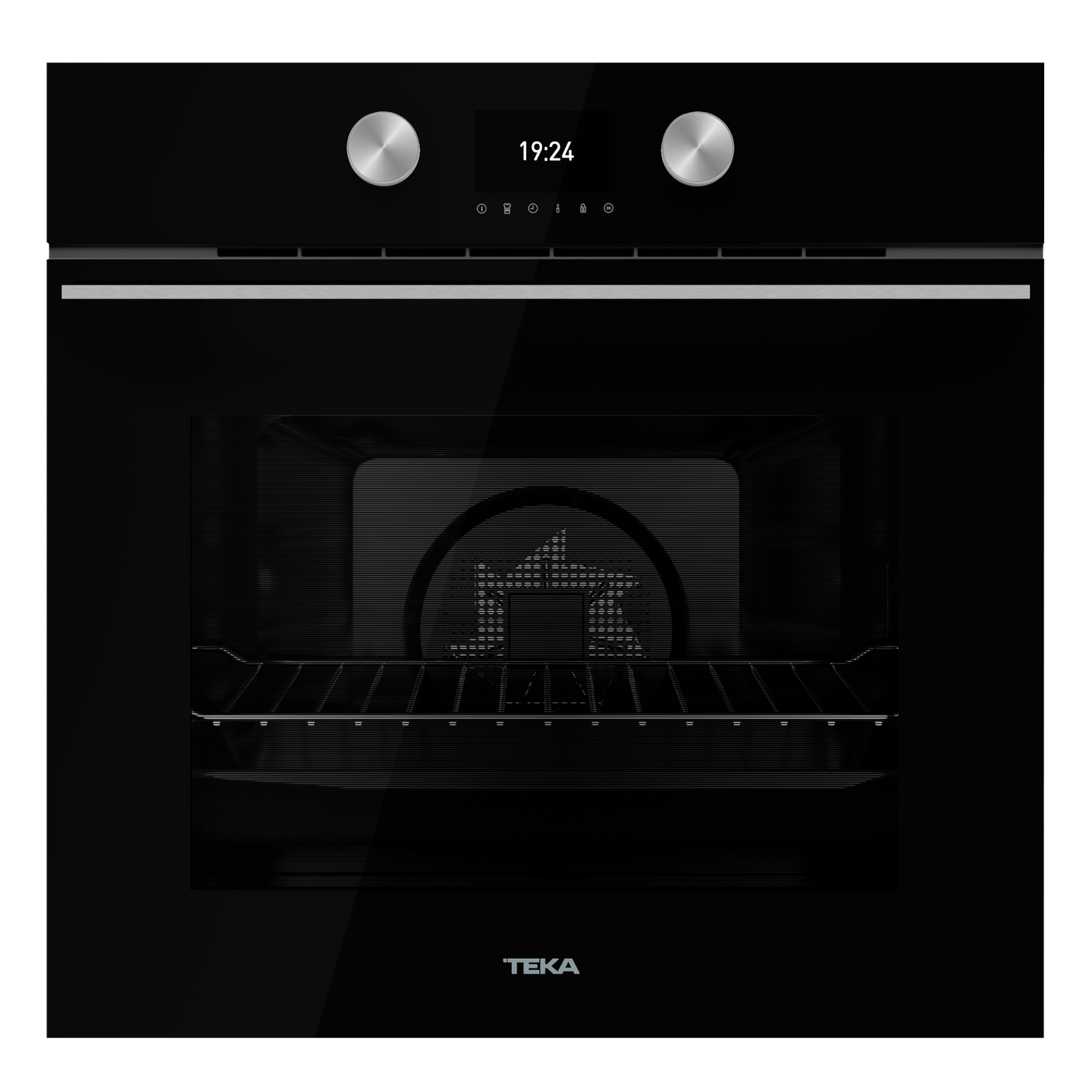 Cuptor multifuncţional, asistent personal de preparare (PCA): 20 de reţete presetate şi sistem Surround Temp (Turbo) - 12 funcţii de preparare - Teka HLB 8600