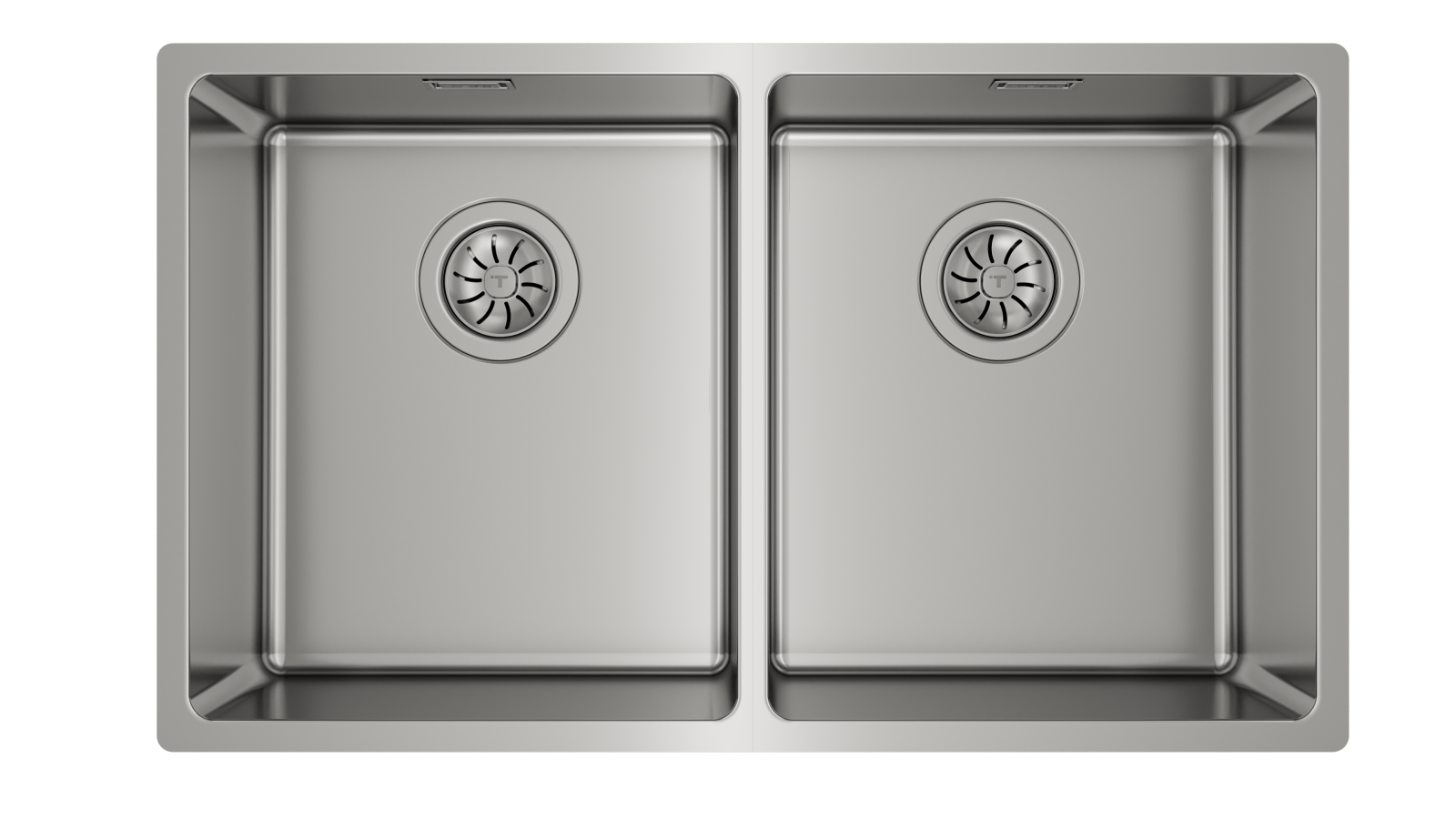 Chiuvetă "PureLine” din inox, 2 cuve, instalare Undermount - Teka Be Linea RS15 2B 740 3