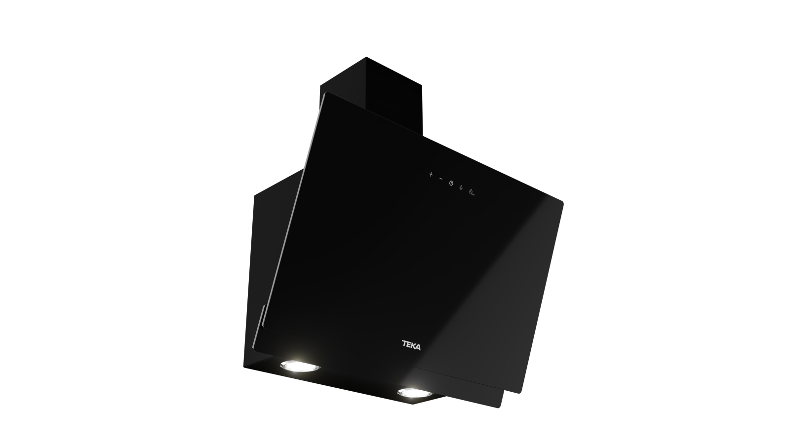 Hotă şemineu, design vertical, cu Sistem de extracţie perimetrală, 60 cm - Teka DVN 64030 BK 4