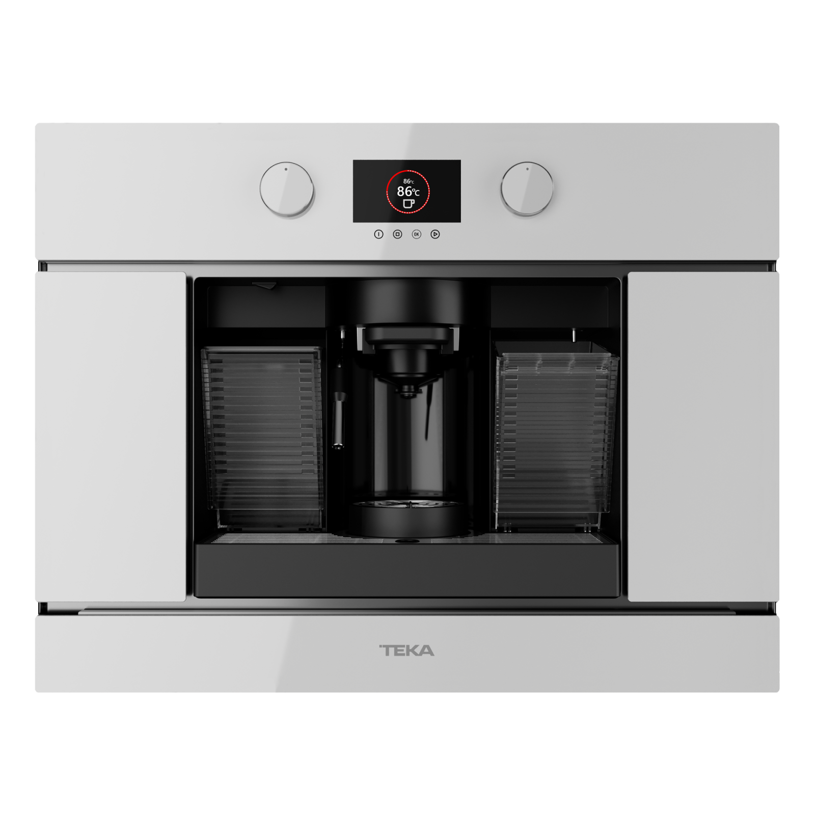 Colectia Urban Colors. Automat espresso încorporabil pentru capsule si cafea macinata - Teka CLC 8350 MC WH