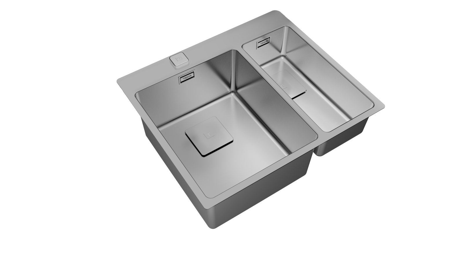 Chiuvetă "PureLine” din inox, 2 cuve, instalare Top & Flush - Teka ForLinea RS15 2B 580 AUTO 6